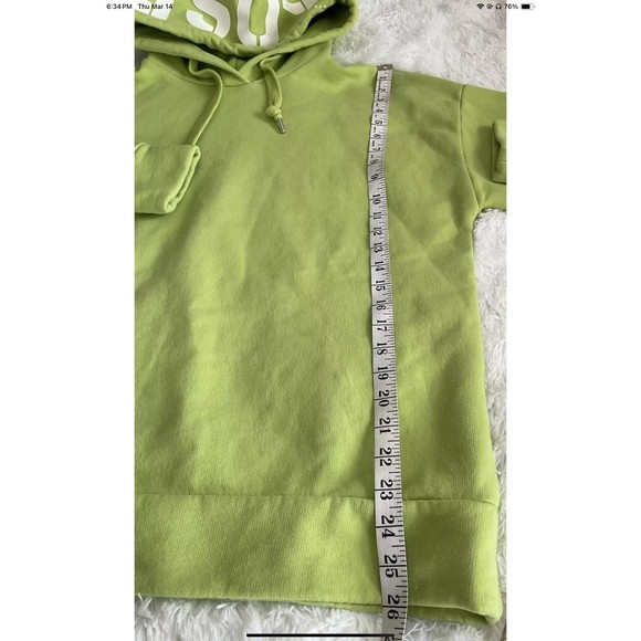 CLOSED Logo Hoodie Lime Green Hoodie Size XL Oversized/Baggie Originally $250 - Picture 11 of 11